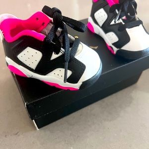 GIRLS JORDAN AIR JORDAN 6 RETRO LOW 'FIERCE PINK' TODDLER